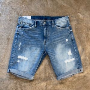 H & M Slim Fit Denim Shorts